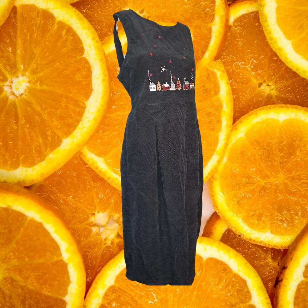 Woolrich‎ Sleeveless Christmas Scene Dress Size Medium